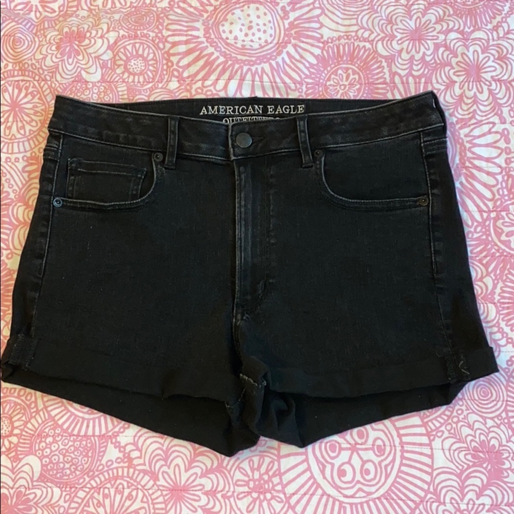 Black American Eagle Shorts